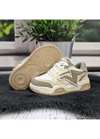 Бежевые демисезонные кроссовки детские для девочки Jong Golf