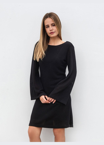 Чорна сукня Romashka однотонна