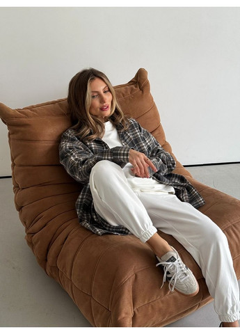 Сорочка КАРТАТА колір сірий-жовтий milirud (366292210)