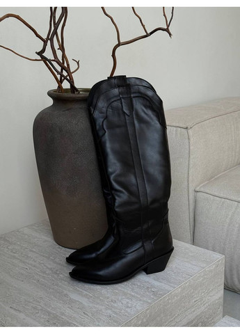 Зимние стильные женские козаки казаки No Brand