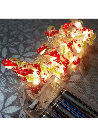 Світлодіодна гірлянда на батарейках «Квіткова Аура» 3 м на 20 лампочок із декоративними квіточками 2 м 20 LED No Brand (370290345)