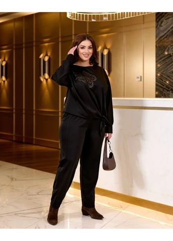 Женский нарядный костюм из трикотажа Fashion (382028659)