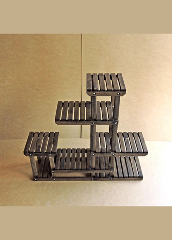 Підставка для квітів з дерева Корсика мокко (ЦВТ-000206) No Brand (328224873)