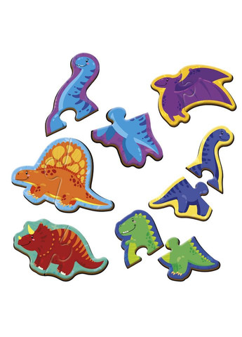 Дитячі магнітні пазли "Динозаври" VT1733-01, 6 картинок Vladi toys (358933156)