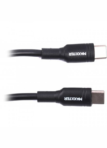 Зарядний пристрій 1 USB TypeC + cable Type-C to Type-C (WC-PD25W-CtC-01) Maxxter 1 usb type-c + cable type-c to type-c (268145972)