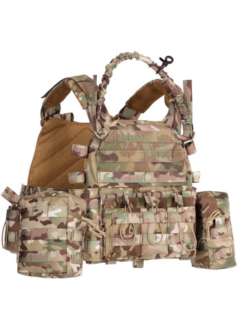 Плитоноска 2Е Тип 1 с карманами для боковой защиты и итогами Молле (MILPLACARR1-MC) 2E (362731900)