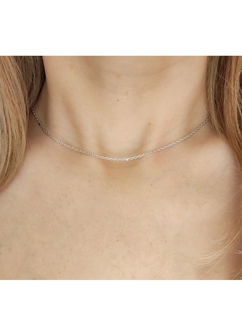 Срібний тоненький ланцюжок 925 проби плетіння Якірне 40 см No Brand (366664905)