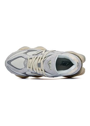 Серые демисезонные кроссовки мужские white grey, вьетнам New Balance 9060