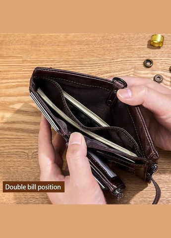 Мужской кошелек раскладной коньячный с цепочкой TW040B BULL (298683693)