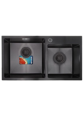 Набор SET7843D-220x1.0-PVD (мойка+смеситель+диспенсер) (MX0585) Mixxus (315441785)