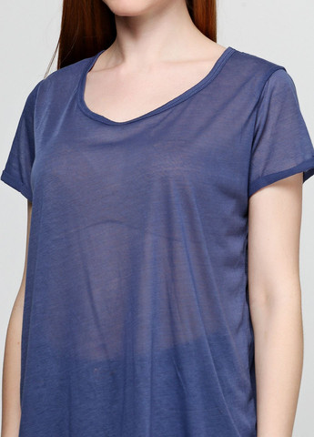 Синяя блуза синий Alcott