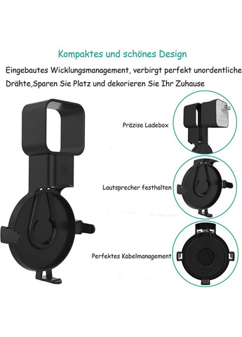 Настінне кріплення для Alexa Echo Dot 3 Hearear Peak E1 No Brand (363320392)