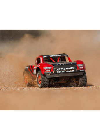 Машинка на радіокеруванні Mojave Grom MEGA 4WD 380 Brushed 1/16 Desert Truck RTR (ARA2104T1 Red) Arrma (369764899)