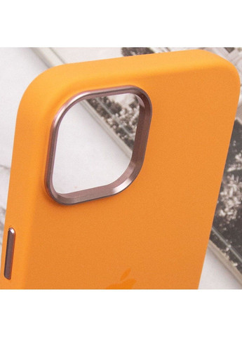 Чехол Silicone Case Metal Buttons (AA) для Apple iPhone 12 Pro / 12 (6.1") Epik (293153145)