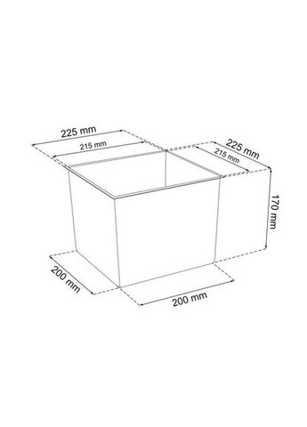 Вазон Rato Square 16,3 л бежевый Prosperplast (316628305)