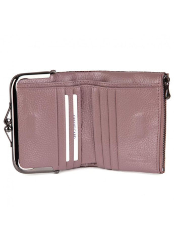 Гаманець жіночий на магніті натуральна шкіра розміри 12 х 9,5 х 2 см 9930-1302 мокко Vermari (314926976)