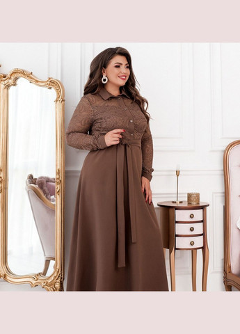 Кофейное платье Liton