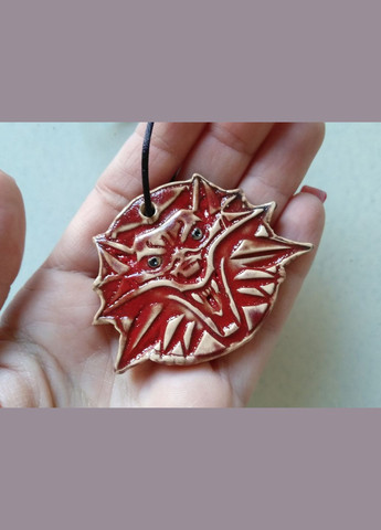 Керамический амулет Ведьмака (бордовый) Коти&Ангели (317350709)