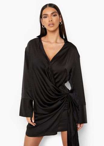 Черное платье Boohoo