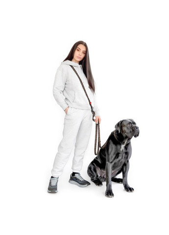 Повідець-перестібка WAUDOG Nylon леопардовий для собак з регулюванням довжини 300 см та нейлоновим тросом ProDobro (373236114)