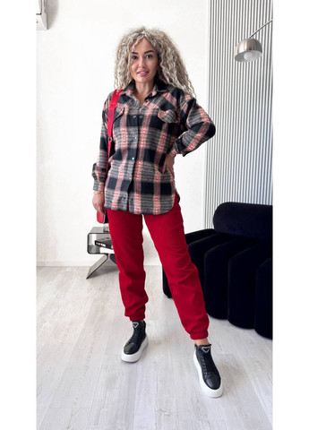 Костюм-двійка сорочка + джогери (розмірна сітка в описі) DK/DL Мода без кордонів (362188916)