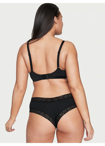 Чёрный бюстгальтер the t-shirt lightly-lined wireless bra Victoria's Secret