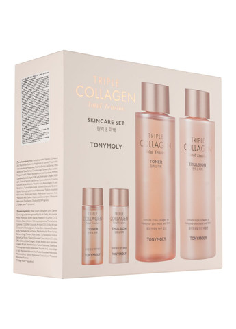 Набір засобів для догляду за шкірою обличчя Triple Collagen Total Tension Set Tony Moly 8806194058665 (328397699)