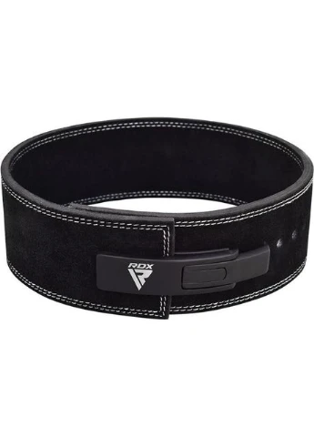 Пояс для тяжелой атлетики 4 Pro Liver Buckle кожаный Black Plus RDX (395014034)