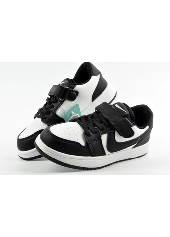 Чорно-білі осінні кросівки дитячі Paliament