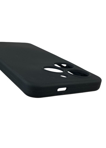 Чохол для Hot 40i (X6528B) силіконовий з мікрофіброю нековзний на інфінікс хот 40і чорний Infinix (366390806)