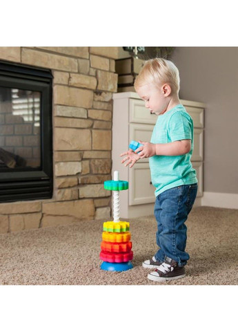 Винтовая пирамидка SpinAgain тактильная (F110ML) Fat Brain Toys (331173434)