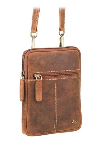 Маленькая сумка мужская из винтажной кожи S10 OIL TAN Visconti (303831788)