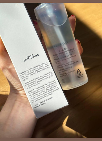 COSRX Увлажняющая эссенция с муцином улитка Advanced Snail 96 Mucin Power Essence, 100 мл — Крем, Южная Корея (311666060)