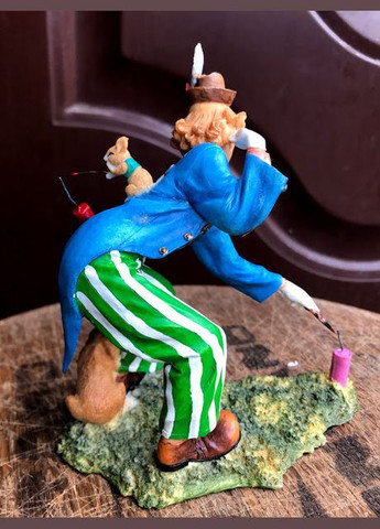 Статуетка подарункова Клоун з вудкою 13 см 172570 Veronese (302239336)