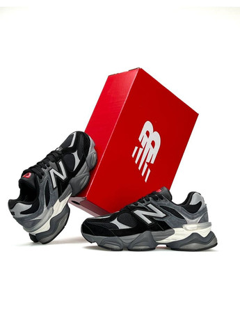 Кросівки жіночі New Balance Black Grey No Brand 9060 чорні демісезони (327218778)