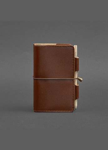 Шкіряний блокнот (Софт-бук) 3.0 світло-коричневий (A-026388) BlankNote (328961494)