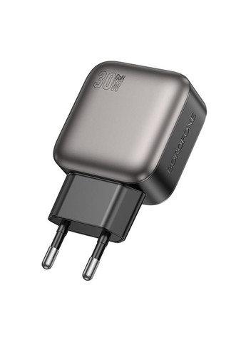 Мережевий Зарядний Пристрій BAS55A 1USB-C/1USB PD/QC 30W GAN Borofone (337993907)