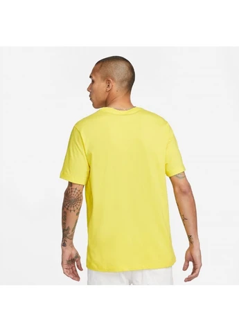 Жовта футболка sportswear club mens t-shirt yellow ar4997-732 Nike