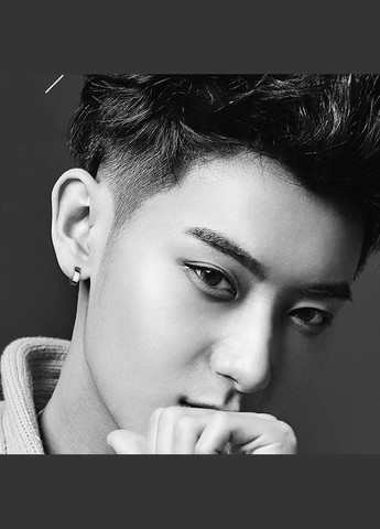 Сережки-кільца у вухо широка з медичної нержавіючої сталі Fashion (301213747)