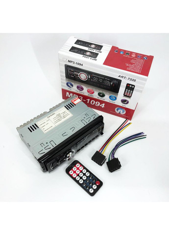 Автомагнітола зі знімною панеллю MP3 1094 з Bluetooth та пультом / Магнітола в машину / Автомобільна No Brand (368765872)