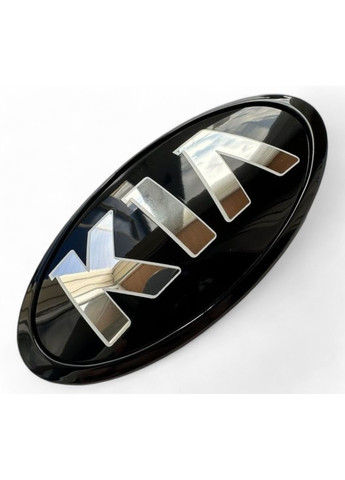 Емблема чорна (обод чорний) 114х57 мм (скотч + 2 напрямні) 863183R500 Kia (369611719)