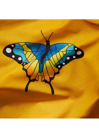 Комплект постільної білизни Бязь Gold Люкс Сімейні 160х220х2 наволочки 2х50х70 (MS-820008851) Moon&Star Butterfly Bloom (356112591)