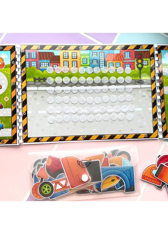 КОНСТРУКТОР НА ЛИПУЧКАХ "МАЙСТЕРНЯ МАШИНОК" No Brand (365762427)