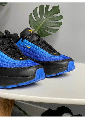 Синій Осінні кросівки чоловічі і жіночі nike air max portal blue black | найк аір макс портал сині чорні No Brand