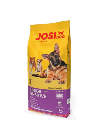 Сухой корм Josera Junior Sensitive для щенков с чувствительным пищеварением 15 кг (4032254770725) JOSIDOG (279571986)