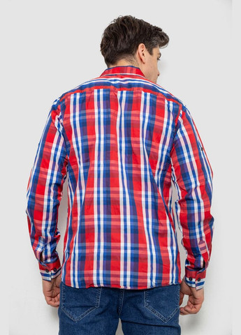 Сорочка чоловіча в клітинку, колір синій, 214R0746 Ager (338017299)