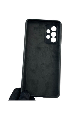 Чехол для Galaxy A52s (SM-A528F) силиконовый с микрофиброй нескользящий на самсунг а52с черный Samsung (366388335)