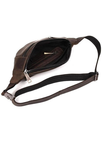 Спортивна сумка жіноча на пояс через плече з натуральної шкіри середня Коричневий 35506 TARWA (352165962)