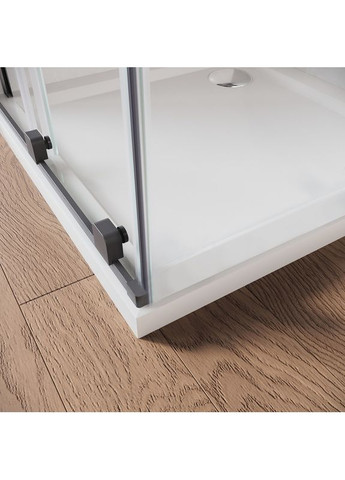 Дверь в нишу Walk-In раздвижная SR SD07-120x200-L-TR-07 прозрачное стекло Easy Clean 8мм Графит (KR5688) KOER (369933006)