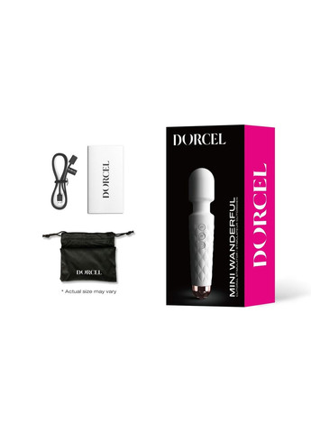 Мініібромасажер Wand Mini Wanderful White Dorcel (303881305)